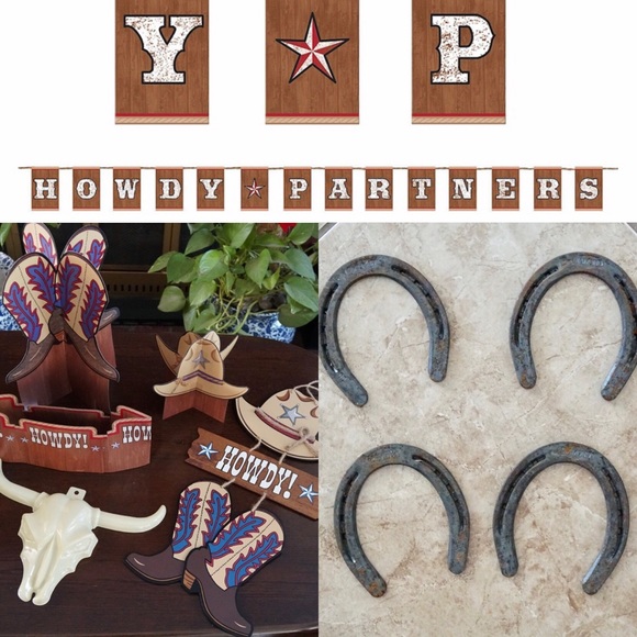Party Supplies 10 Piece Cowboy Party Decorations Poshmark